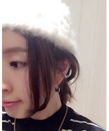 ネコピアス着用写真 | ネコピアス着用写真(ピアス(両耳用))