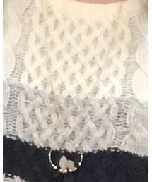 DRESKIP | スエード調リーフワントップネックレス(ネックレス)