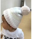 gelato pique Baby＆Kids(ジェラートピケ　ベイビーアンドキッズ)の「帽子(ニットキャップ/ビーニー)」