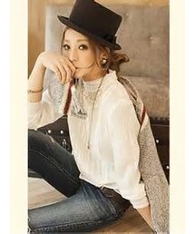 Ungrid |  レーススタンドカラーシャツ(シャツ/ブラウス)