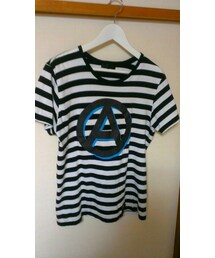 666 | プリントボーダーTシャツ(Tシャツ/カットソー)