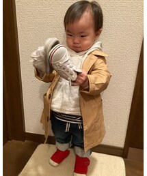 白コンで遊ぶ息子🤣 | その他