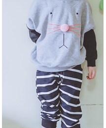 小猫吃小鱼AI | パーカー