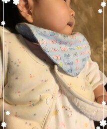 UNIQLO | リバーシブルベスト、星柄andモコモコで可愛いくて、あったかいよ♡60㎝のベストだけど、6ヶ月すぎても使えてます☆(ベスト)