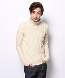 no brand | ケーブルタートルネック(ニット/セーター)
