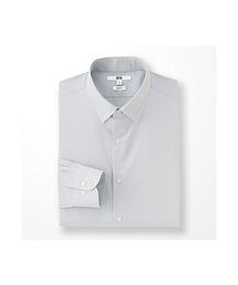 UNIQLO | ファインクロスストレッチスリムフィットブロードシャツ（ポケットなし・長袖）＋EC(シャツ/ブラウス)