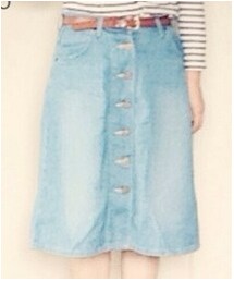 Lee | ミモレ丈デニムスカート(デニムスカート)