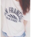 MOUSSY(マウジー)の「トップス(Tシャツ/カットソー)」