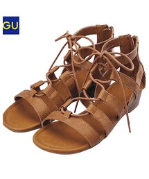 GU | レースアップサンダル(サンダル)