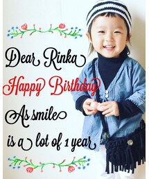 ♥️rinkaちゃん🎂 | 3歳のお誕生日おめでとう♥️(その他)