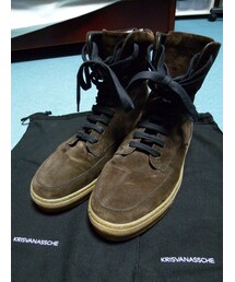 KRIS VAN ASSCHE | back zip high cut sneaker(スニーカー)