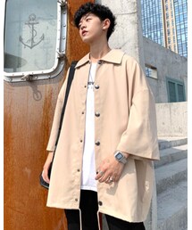 neos | 【neos -sellect design-】ビッグシルエット シャツ コーチジャケット(シャツ/ブラウス)