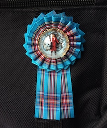 A fabulous day | 冬の寒い日、マダム歩く、ロゼットブローチ(ブローチ/コサージュ)