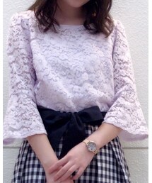 LAISSE PASSE | ラッセルレースブラウス(シャツ/ブラウス)