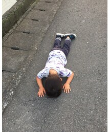 遊び疲れた息子（笑） | その他