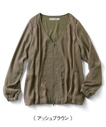 ほの甘シフォンブルゾン(ブルゾン)