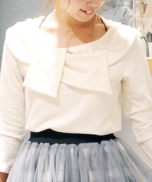 ライチ | doll up oops リボンデザインプルオーバー(Tシャツ/カットソー)