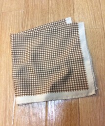 鎌倉シャツ | チェックウールチーフ(ハンカチ/ハンドタオル)