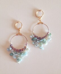 ハンドメイド♡イヤリング(イヤリング)