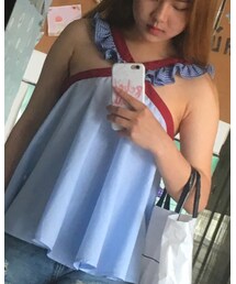 蓝色小清新 | キャミソール