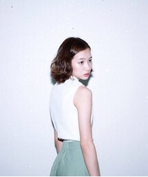 틈 | 골지 슬리브리스(Tシャツ/カットソー)
