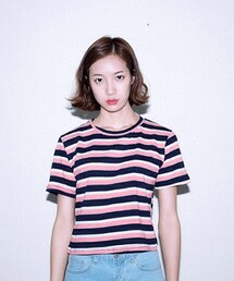 틈 | 미들 스트라이프 티셔츠(Tシャツ/カットソー)
