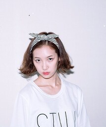 틈 | 투컬러 헤어밴드(ヘアバンド)
