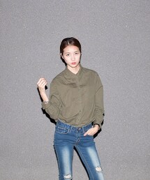 TEUM | 워싱 코튼 셔츠(シャツ/ブラウス)