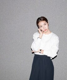 TEUM | 베이직 크롭 스웨트셔츠(Tシャツ/カットソー)