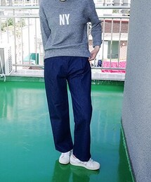 teum | 와이드 데님(デニムパンツ)