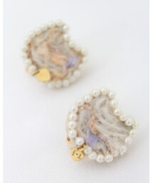 franchelippee black | もこもこねこイヤリング(イヤリング)