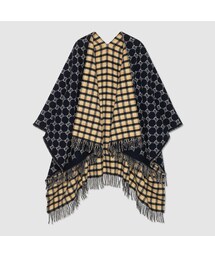 GUCCI | リバーシブル GGウール ポンチョ(ポンチョ)
