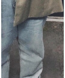 浅色宽松牛仔裤 | デニムパンツ