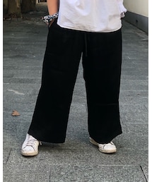 丝绸阔腿裤 | チノパンツ