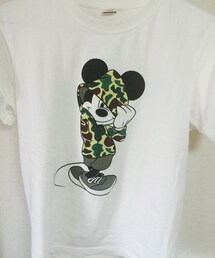カモ柄ミッキーT(Tシャツ/カットソー)