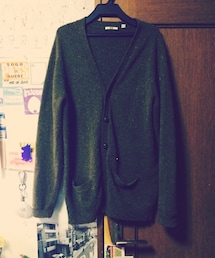 UNIQLO | カーディガン緑(カーディガン/ボレロ)