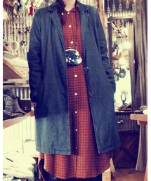 no brand | シャツワンピース