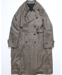 stein | LAY OVERSIZED OVERLAP COAT WINDOW PEN ¥116640(トレンチコート)