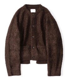 stein | stein KID MOHAIR CARDIGAN  D.BROWN ¥46200(カーディガン/ボレロ)