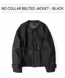 stein | stein  NO COLLAR BELTED JACKET ¥81400(ノーカラージャケット)