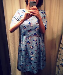 SHIPS for women | サーフ柄ご機嫌ワンピース(ワンピース)