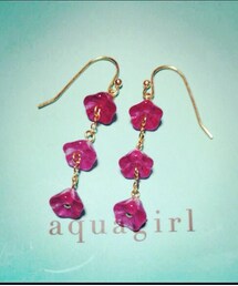 aquagirl | 花ピアス(ピアス（両耳用）)
