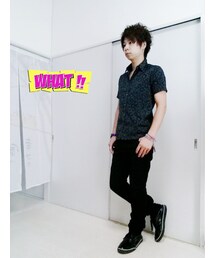 襟たてバージョン(シャツ/ブラウス)