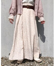 スカートの花柄🌸 | スカート