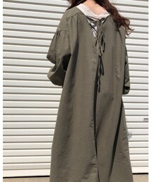 後ろのレースアップ🥝♡ | ワンピース/ドレス