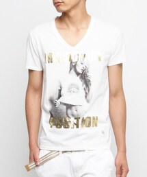 VANQUISH | POSITION フォトVネックTシャツ(Tシャツ/カットソー)