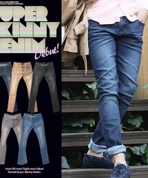 roshell | スーパー ストレッチ スキニー デニム パンツ(デニムパンツ)