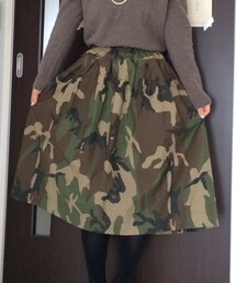 BEAVER | カモフラスカート(スカート)