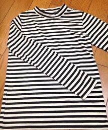 プチタートルボーダートップス(Tシャツ/カットソー)
