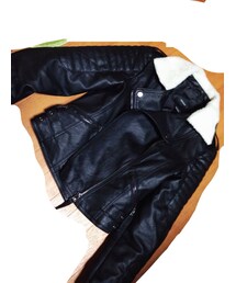 FOREVER 21 | ボアライダース(ライダースジャケット)